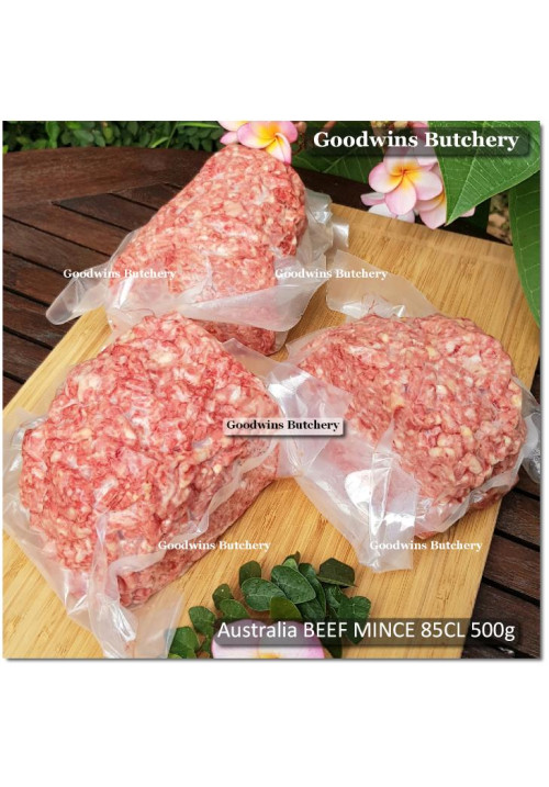 Australia BEEF MINCE 85CL (economy) daging sapi giling frozen 500g